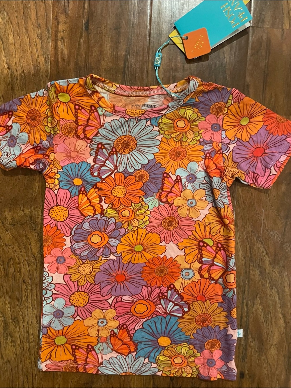 Posh Peanut Floral Shirt NWT